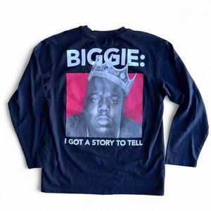 Zara Black Graphic Long Sleeve Shirt